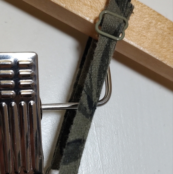 Old Navy Linen Blend Palm Leaf Olive Cropped Jumpsuit - Picture 7 of 10